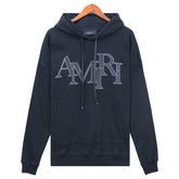 AMlRl Logo-Applique Cotton Hoodies