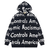 Systemic Racism Controls America Zip Up Hoodie