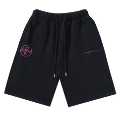 Brush Arrows Raw-Cut Shorts