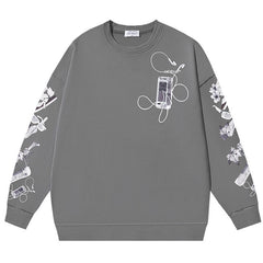 Logo-Print Cotton Sweatshirts