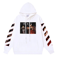 Caravaggio Oil Painting Pattern Printing Hoodies