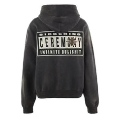 Logo-Print Distressed Cotton-Jersey Hoodie