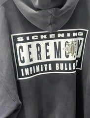 Logo-Print Distressed Cotton-Jersey Hoodie