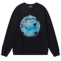 Paradise Airbrush Cotton Sweatshirts