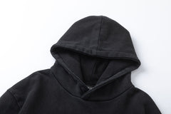Theater Masks Print Cotton Hoodie