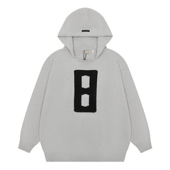 8 Knitted Sweater Hoodie