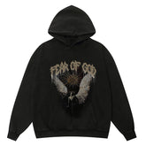 Essentials Angel Wings Pattern Hoodie