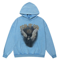 Essentials Angel Wings Pattern Hoodie