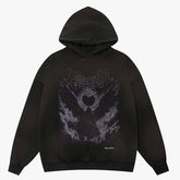 Essentials Evil Angel Pattern Hoodie