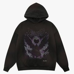 Essentials Evil Angel Pattern Hoodie