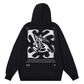 Arrow Logo Pattern Printed Hoodie