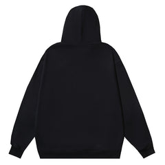 Letter Logo Pattern Printed Hoodie