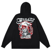 Letter Logo Pattern Printed Hoodie