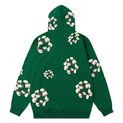 Kapok Pattern Printed Hoodie