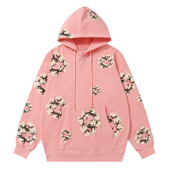Kapok Pattern Printed Hoodie