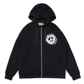 Denim University Zip Hoodie Black