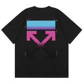 Gradient Arrow Pattern T-Shirts