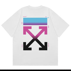 Gradient Arrow Pattern T-Shirts