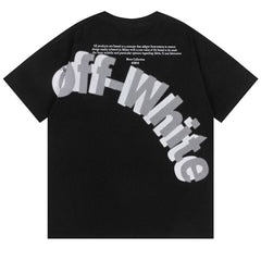 3D Letter Pattern T-Shirts