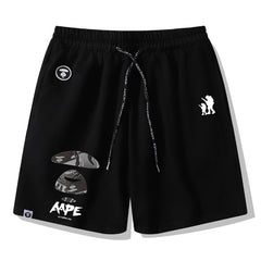 Bape Ape Head Pattern Printed Short