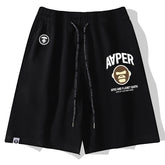 Bape Ape Head Pattern Printed Short