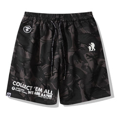 Bape Ape Head Pattern Printed Short