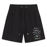 Logo Pattern Printed Short