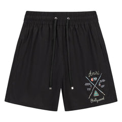 Logo Pattern Printed Short