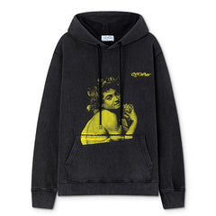 Bacchus-Print Cotton Hoodie
