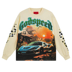 Sunset Drift Layered Long Sleeve T-Shirt