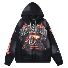 Graffiti Meteor Flame Letters Hoodie