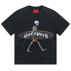 Skeletons Surf Day T-Shirts #1025