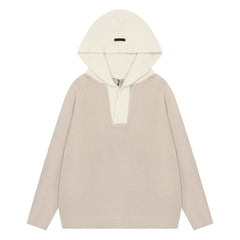 Knitted Sweater Hoodie