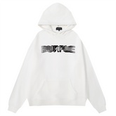 Logo Pattern Printed Hoodie