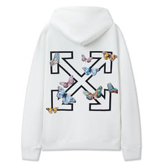 Butterfly Pattern Arrow Printed Hoodie
