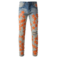 Star Patch Jeans #824