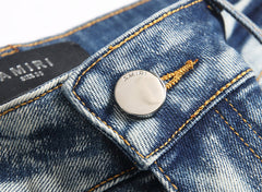 Logo Denim Shorts #2013