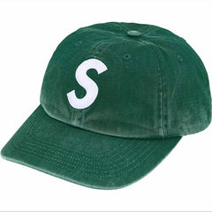 25SS Pigment Print S Logo 6-Panel Cap
