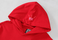 555555 Angel Number Hoodie-Red #8203