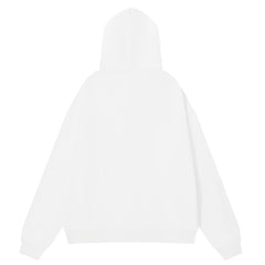 Logo Pattern Printed Hoodie