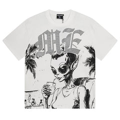 “Beach” Rhinestone Tee