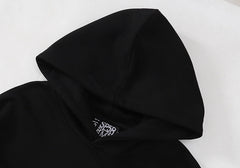 Spider Web Hoodie-Black #8202