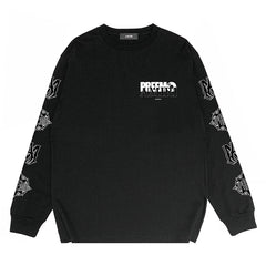 Letter Print Long Sleeve T-Shirts