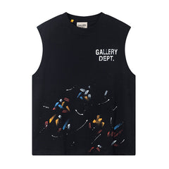 Splatter Paint Printed Vest