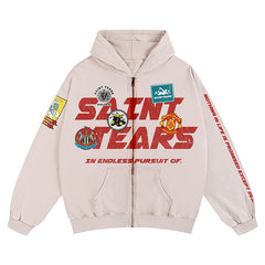 Tears Printed Hoodie