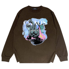 Print Long Sleeve T-Shirts