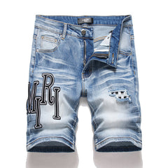 Logo Denim Shorts #2011