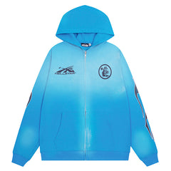 Studios Logo Printed Zip Hoodie