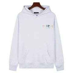 Logo Pattern Printed Hoodie