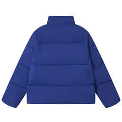 Logo Letter Printed Cotton Jacket.